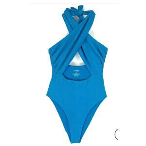 JMP the Label Teal One Piece Multi-Way Swimsuit - S